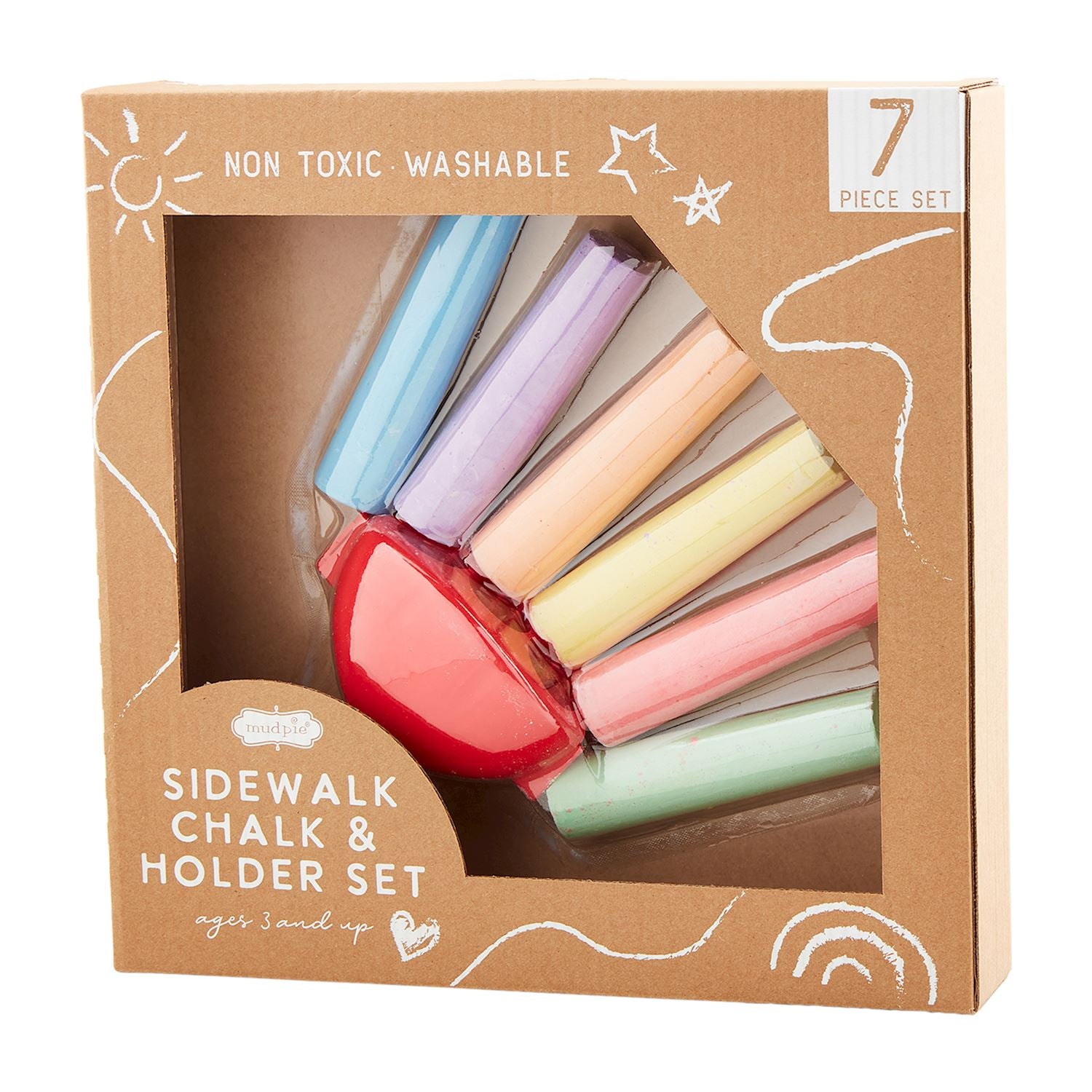 Mudpie- Triple Chalk Holder Set 
