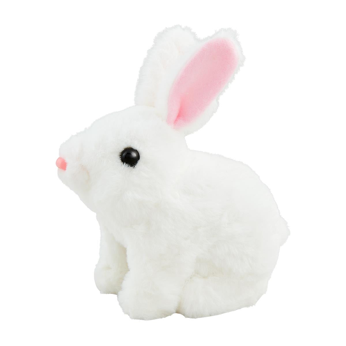 Mudpie White Hopping Bunny 