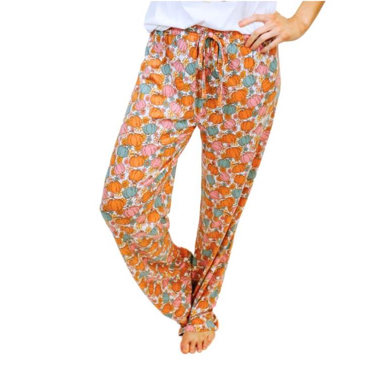 Jane Marie- Thankful Pumpkin Jammie Pants