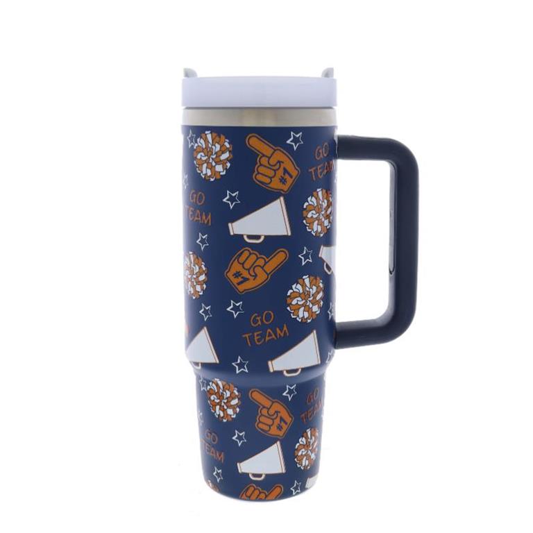 Jane Marie- Game Day 30 Oz. Tumbler With Straw and Handle