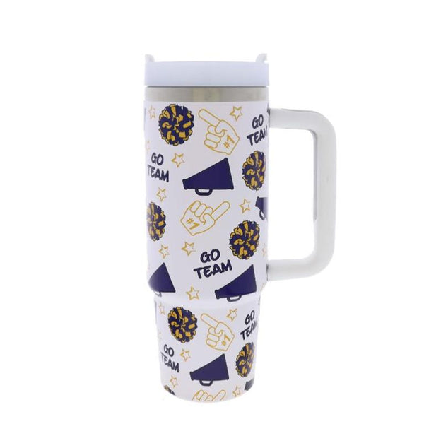 Jane Marie- Game Day 30 Oz. Tumbler With Straw and Handle