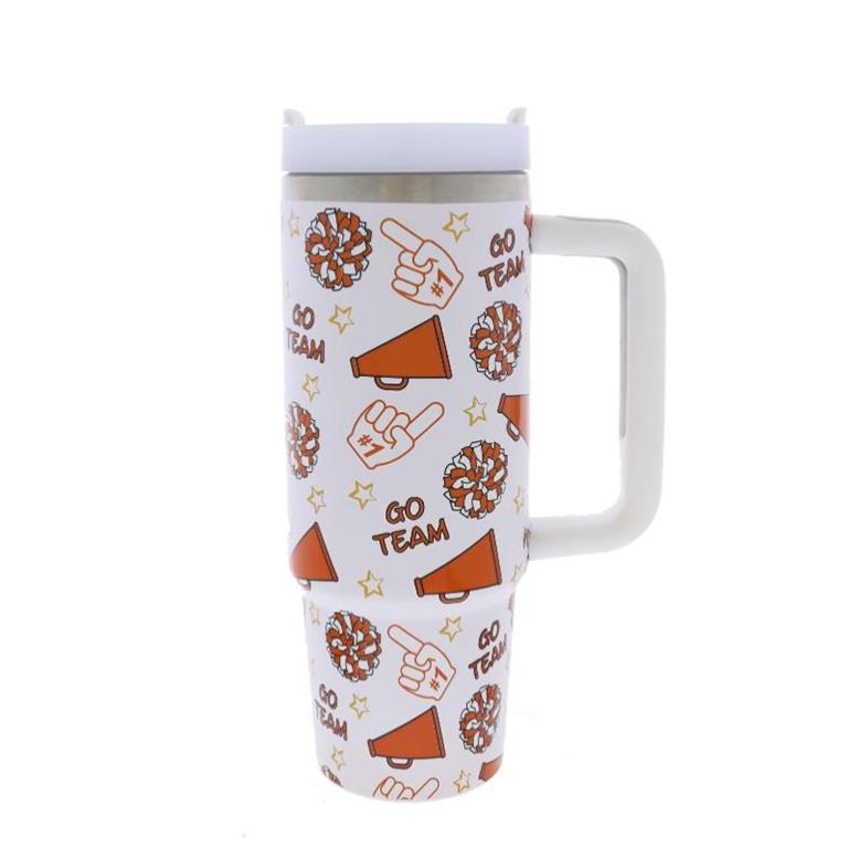 Jane Marie- Thankful Pumpkin 30 Oz. Tumbler With Straw and Handle