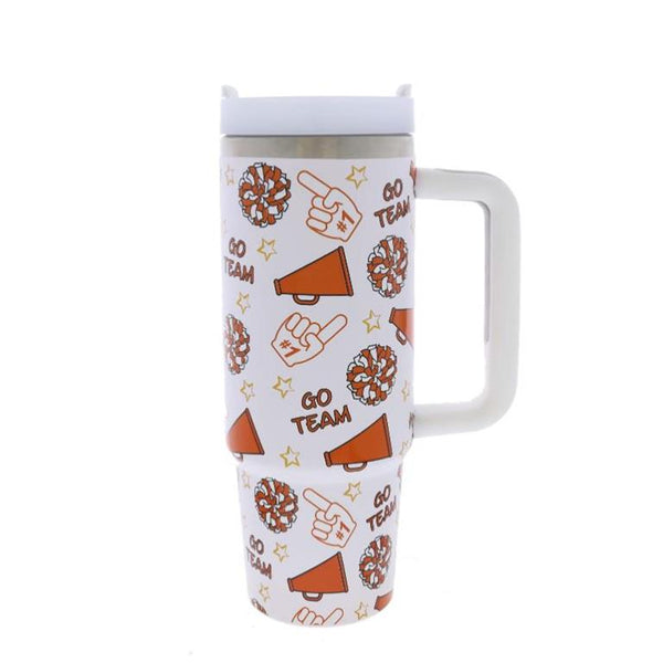 Jane Marie- Game Day 30 Oz. Tumbler With Straw and Handle