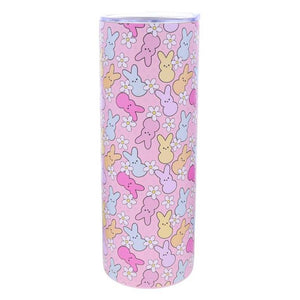 Jane Marie- Peep This 20 Oz. Skinny Tumbler With Lid And Staw