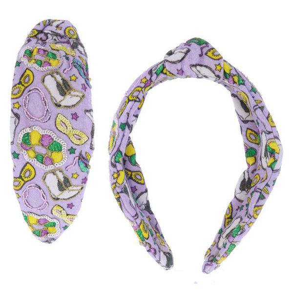 Jane Marie- Mardi Gras Headbands '25