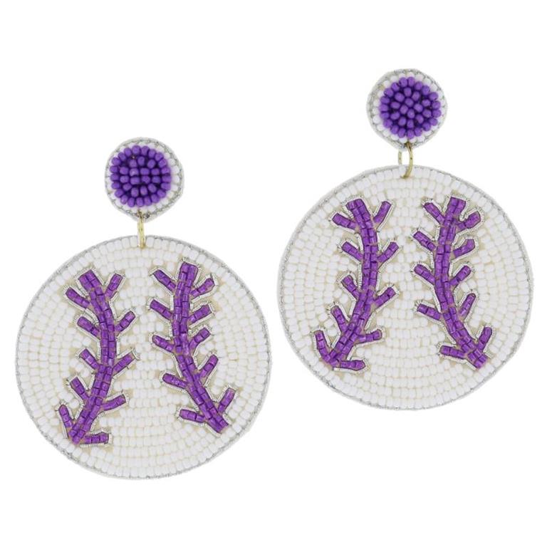 Jane Marie - Baseball Earrings