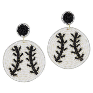 Jane Marie - Baseball Earrings