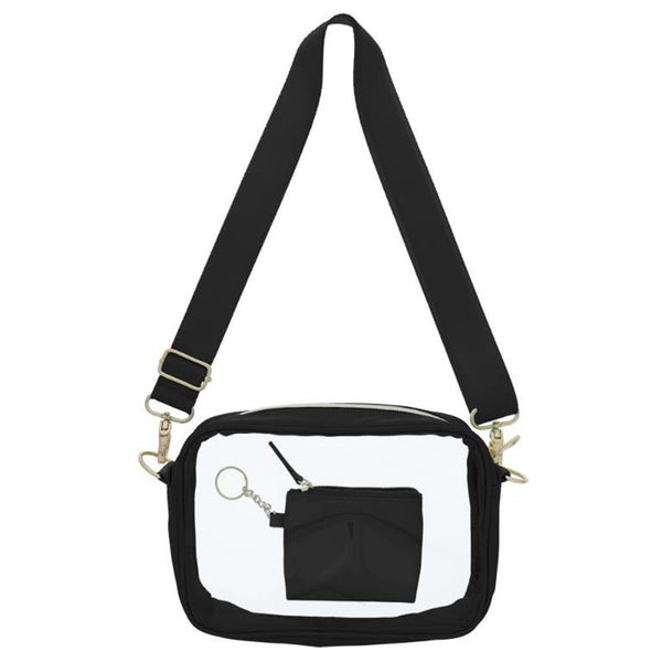 Clear Crossbody + Keychain Wallet