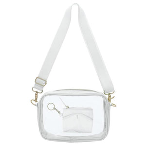 Clear Crossbody + Keychain Wallet