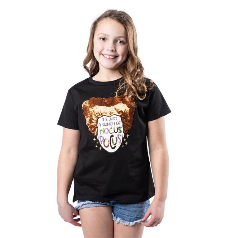 Jane Marie- Kids Hocus Pocus Black Crew Neck T-Shirt