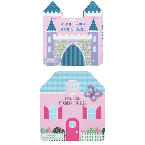 Mudpie- Dollhouse & Magical Kingdom Magnetic Puzzle Books #11820074