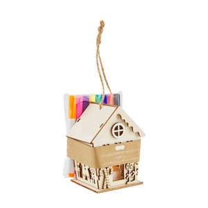 Mudpie-Diy Gingerbread House Ornament Kit #11830004