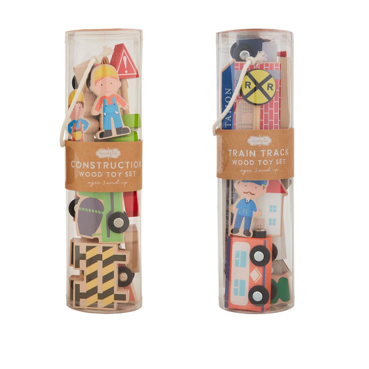 Mudpie- Construction & Train Track Toy Sets 