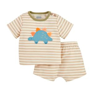 Mudpie- Dino Applique Short Set 