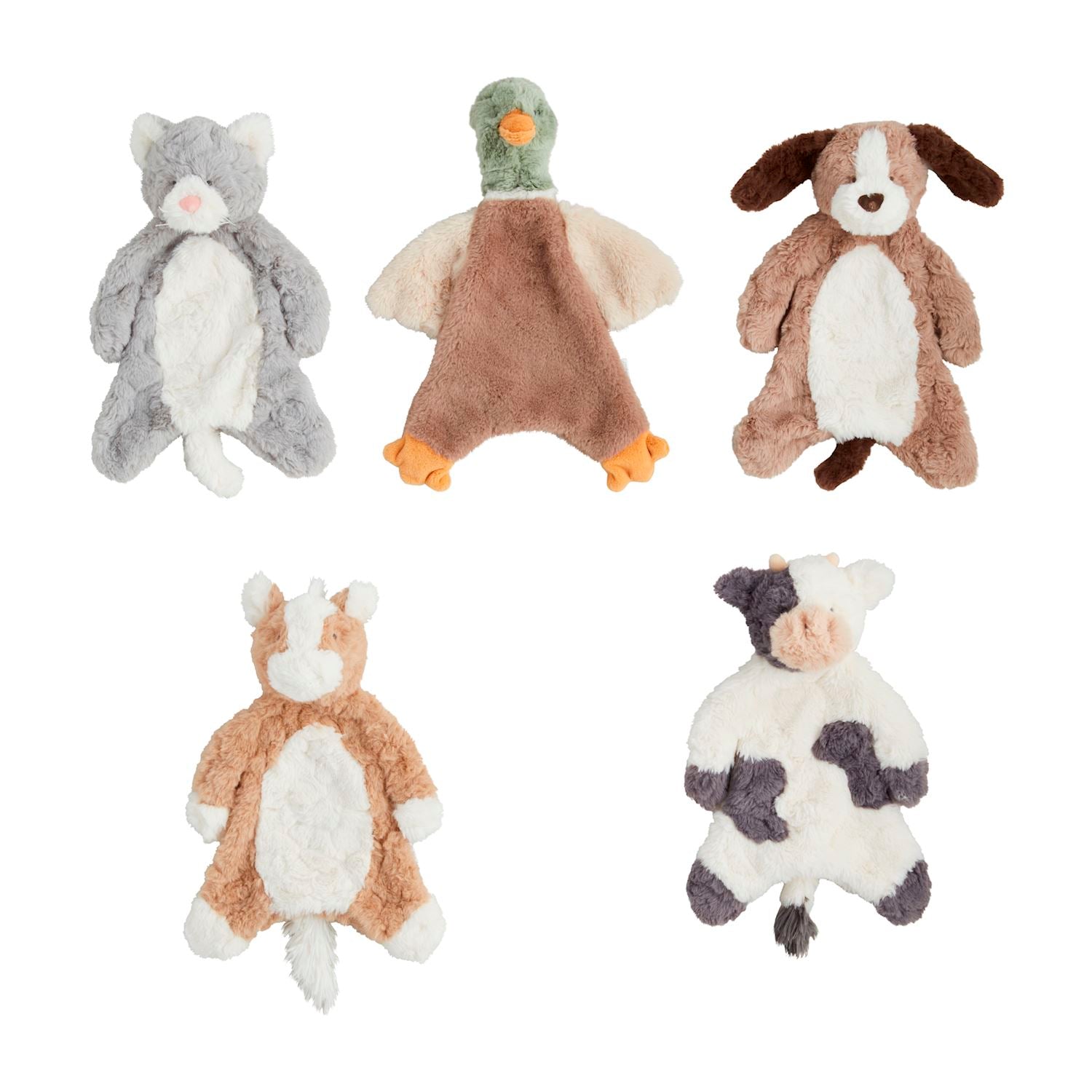 Mudpie- Farm Animal Plush Woobies 