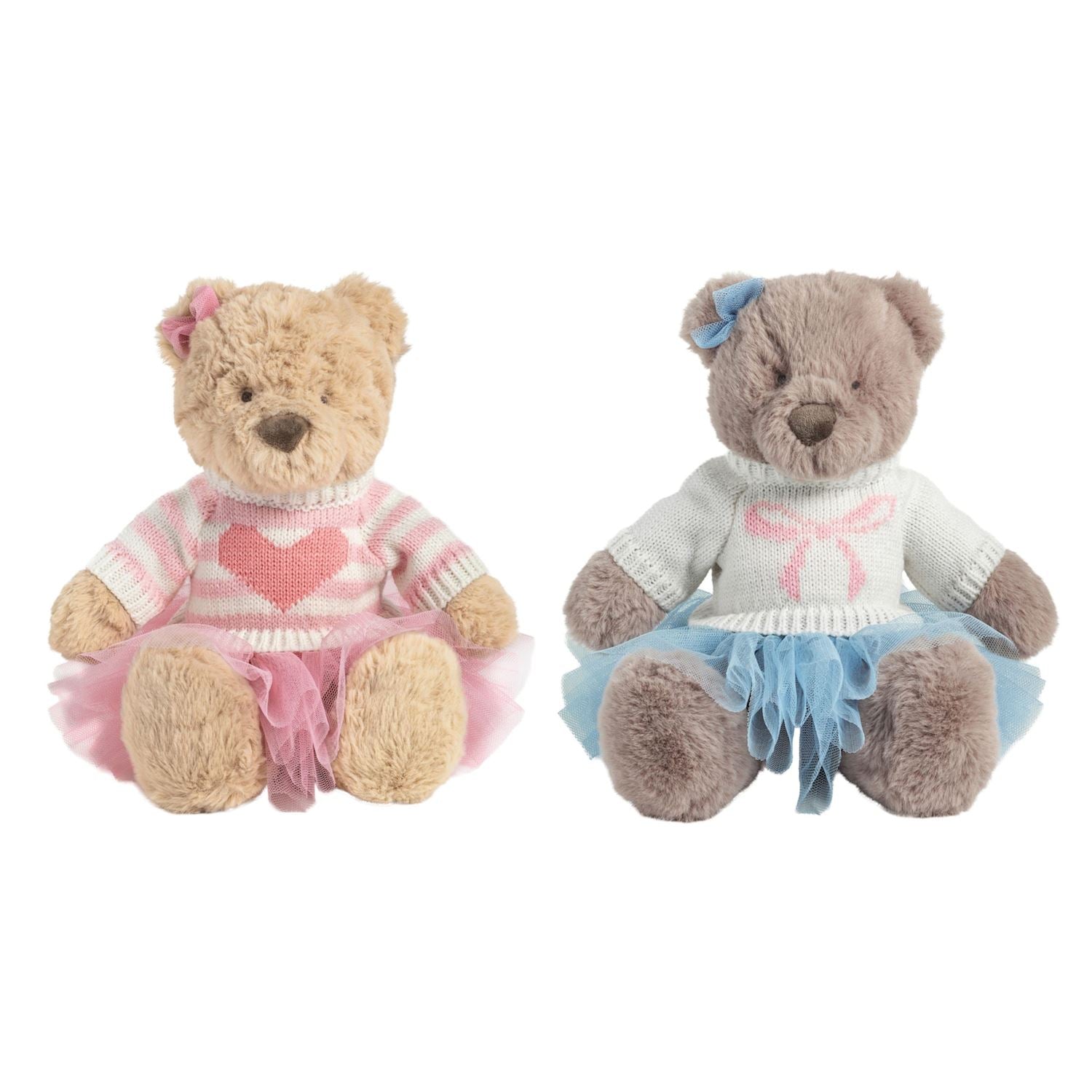 Mudpie- Girl Sweater Bear Plush Pals 