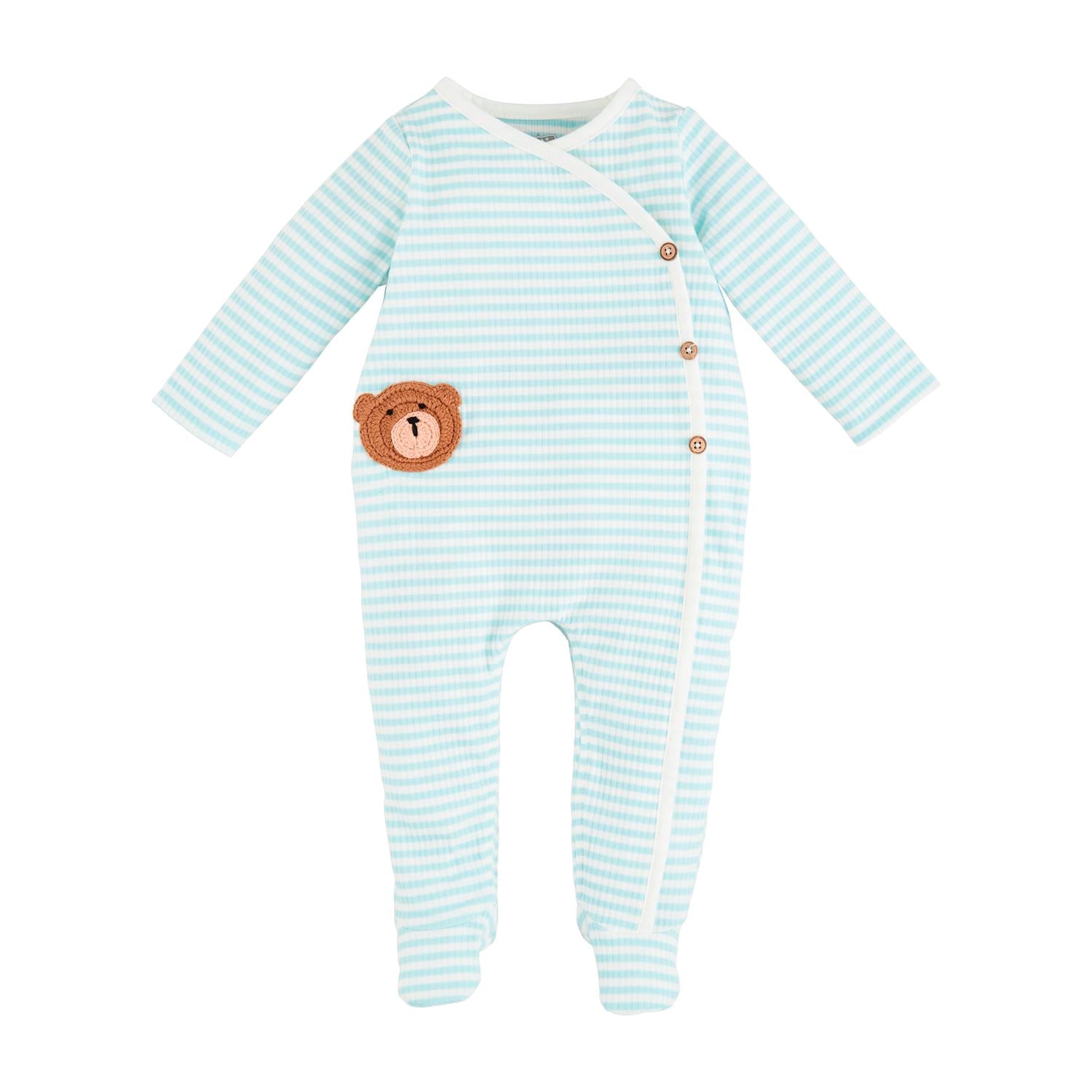 Mudpie- Stripe Bear Sleeper #12150138