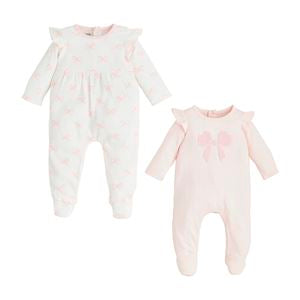 Mudpie- Bow Print Sleeper 