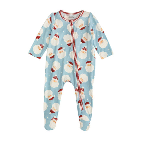 Mudpie- Blue Santa Glow Sleeper #12150190