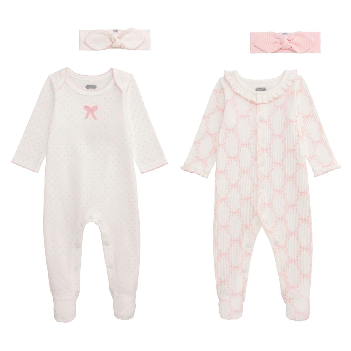 Mudpie- Bow Sleeper & Headband Sets #12150205
