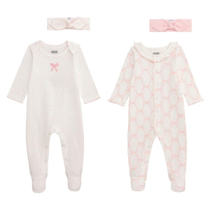 Mudpie- Bow Sleeper & Headband Sets #12150205