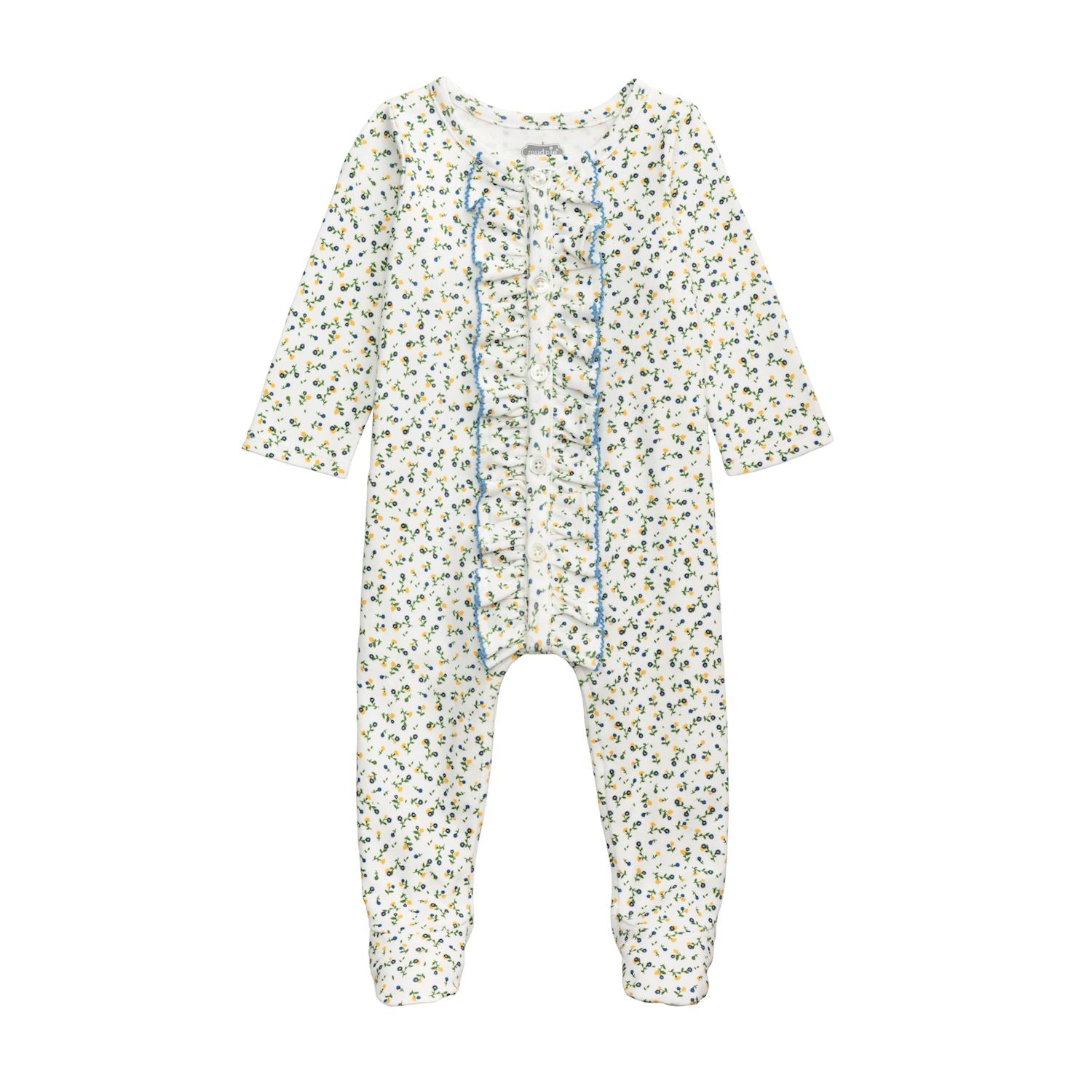 Mudpie White Floral Sleeper 