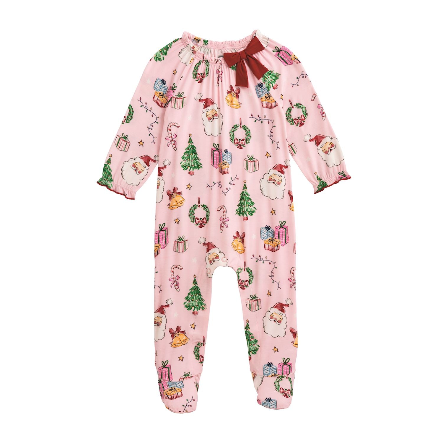 Mudpie- Pink Christmas Sleeper 
