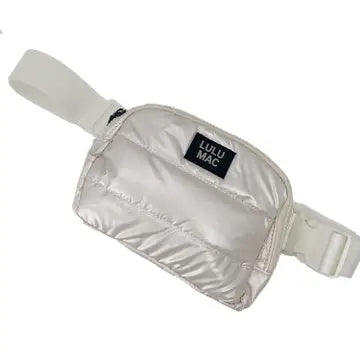 Puffer Metallic Belt Bag