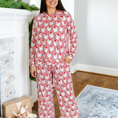 Mary Square- Set Annie Santa Baby Red