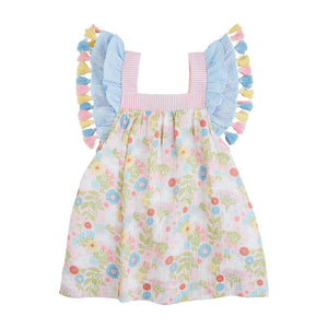 Mudpie- Bunny Print Tassel Dress #15000217