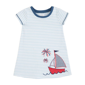 Mudpie- Sailboat T-Shirt Dress #15000241