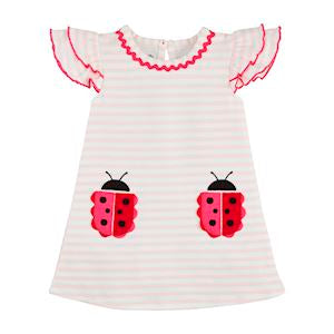 Mudpie- Ladybug T-Shirt Dress 