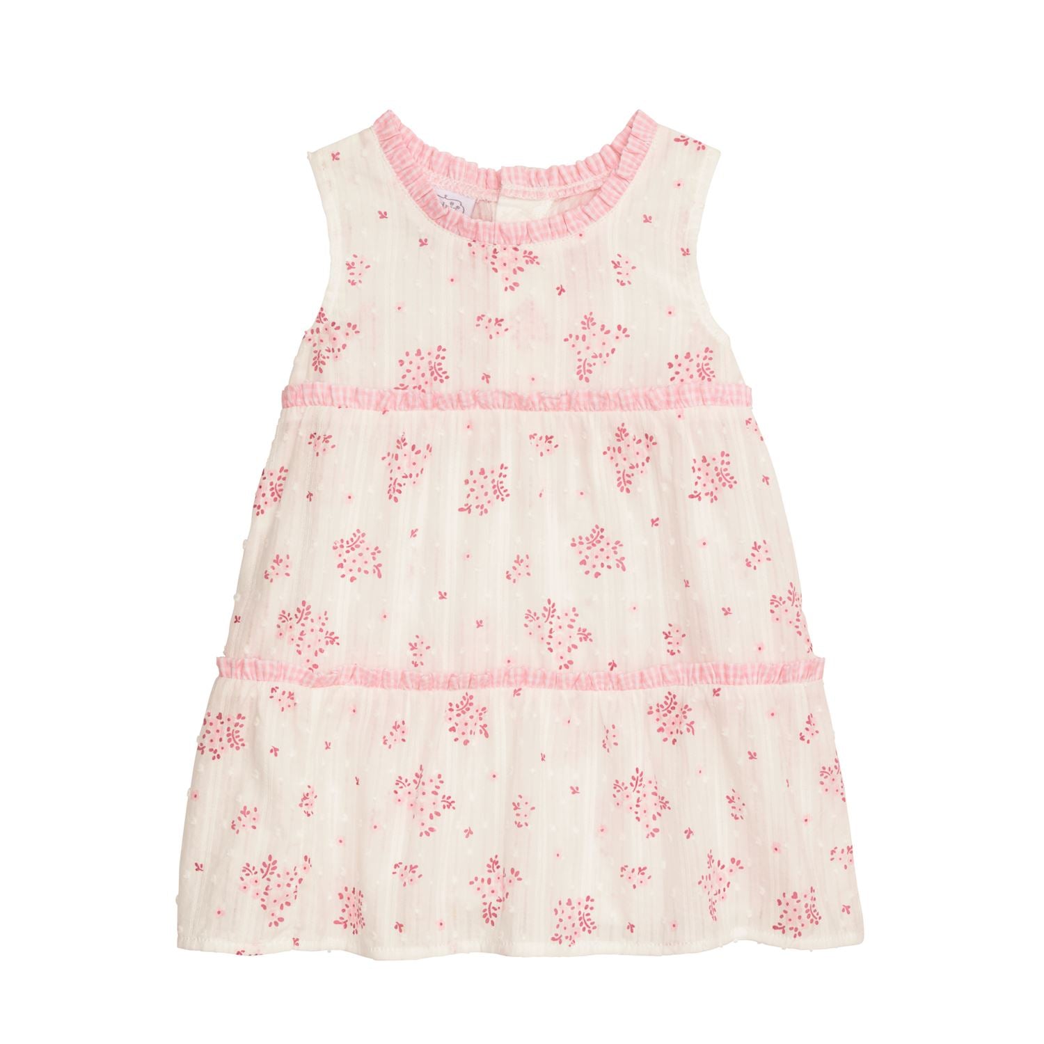 Mudpie Pink Blossom Tiered Dress 