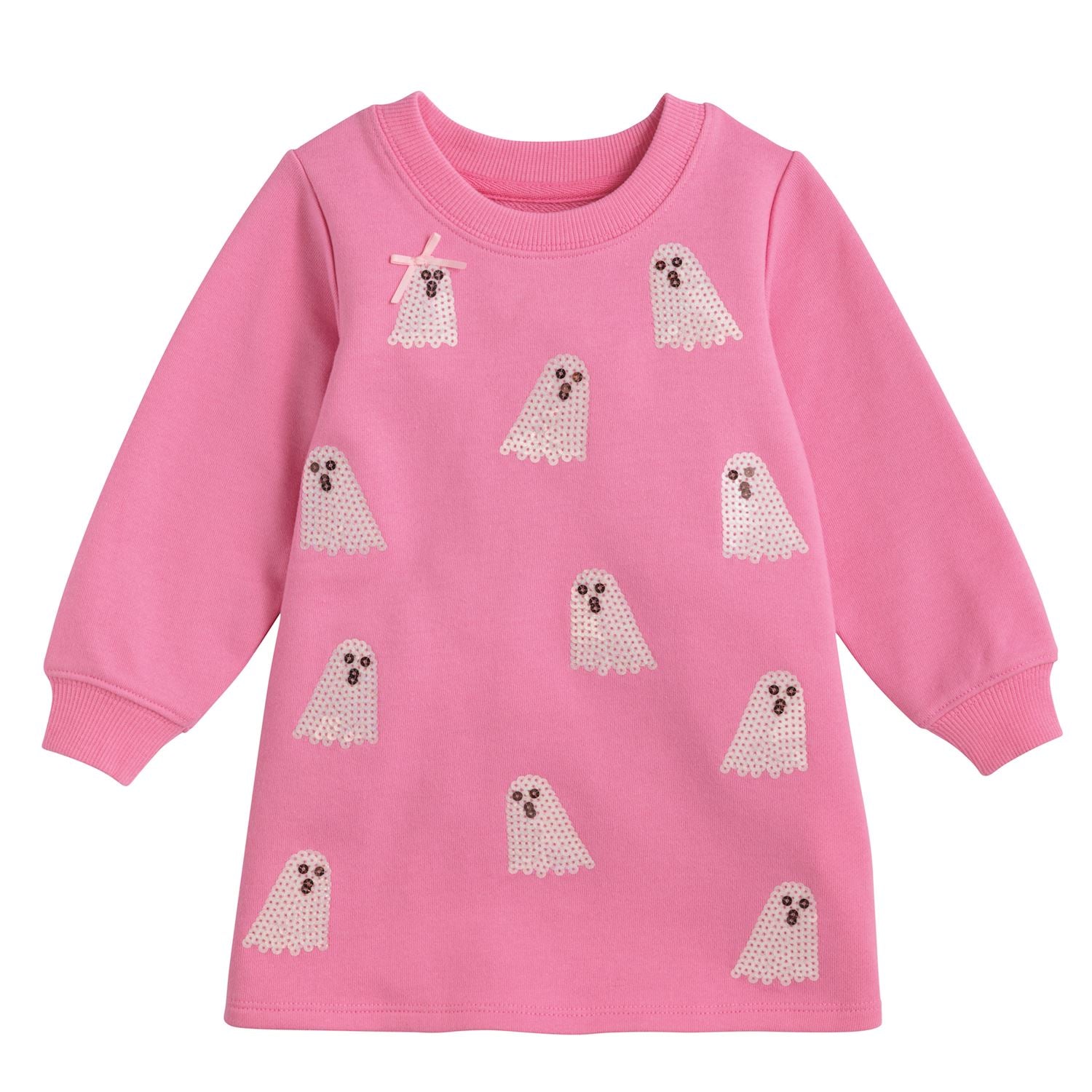 Mudpie- Sequin Ghost Sweatshirt Dress 
