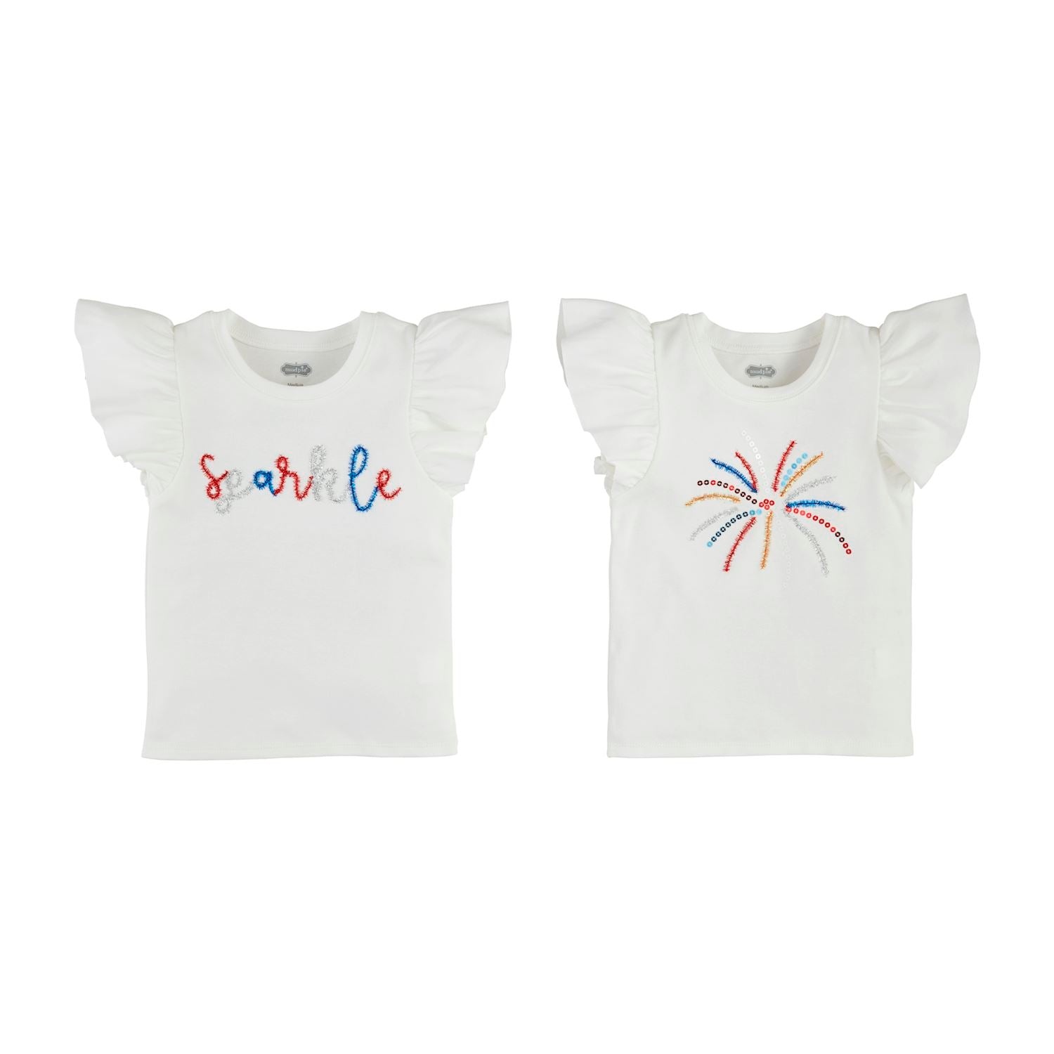 Mudpie- Firework & Sparkle Tinsel Tees 