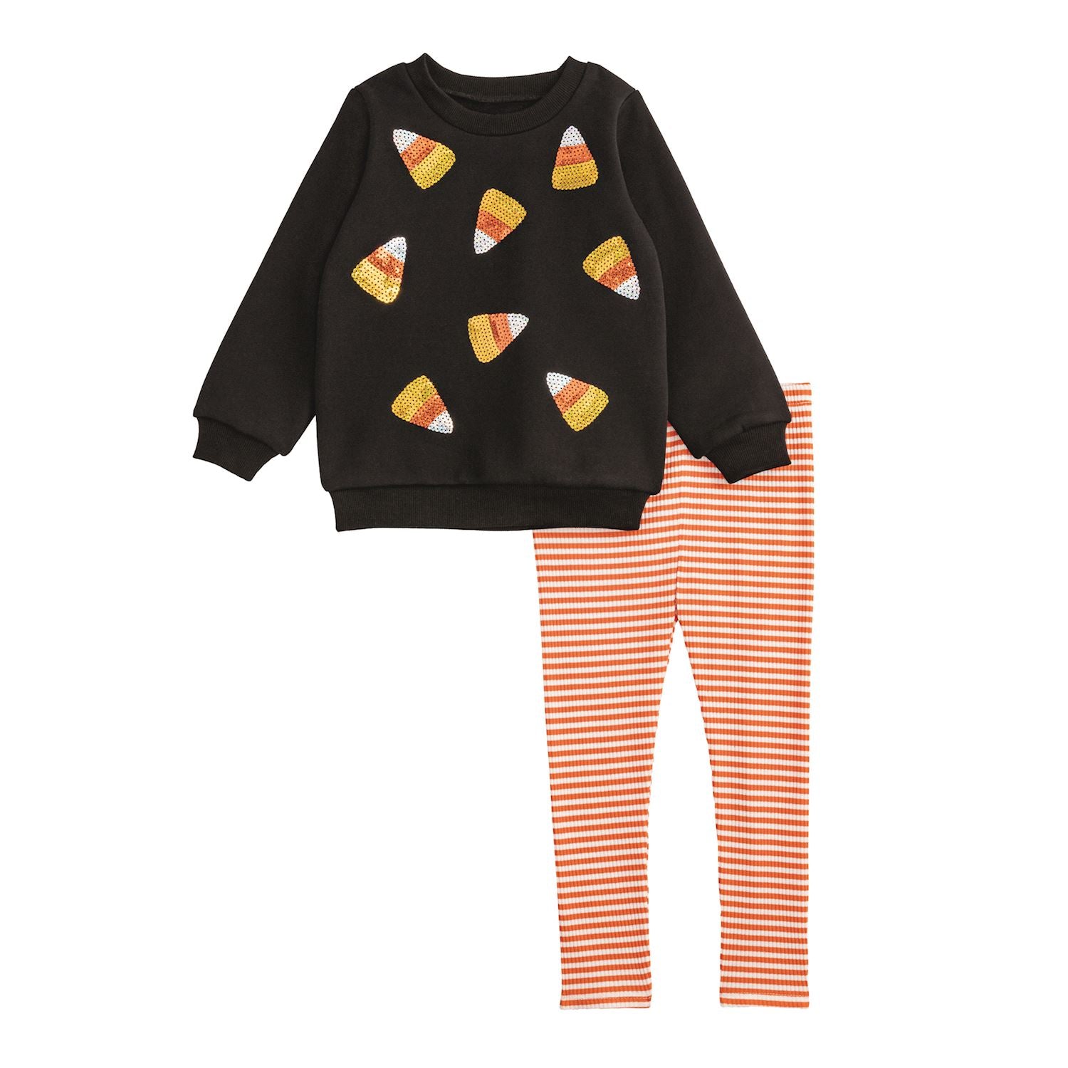 Mudpie- Candy Corn Sweatshirt & Legging Set 