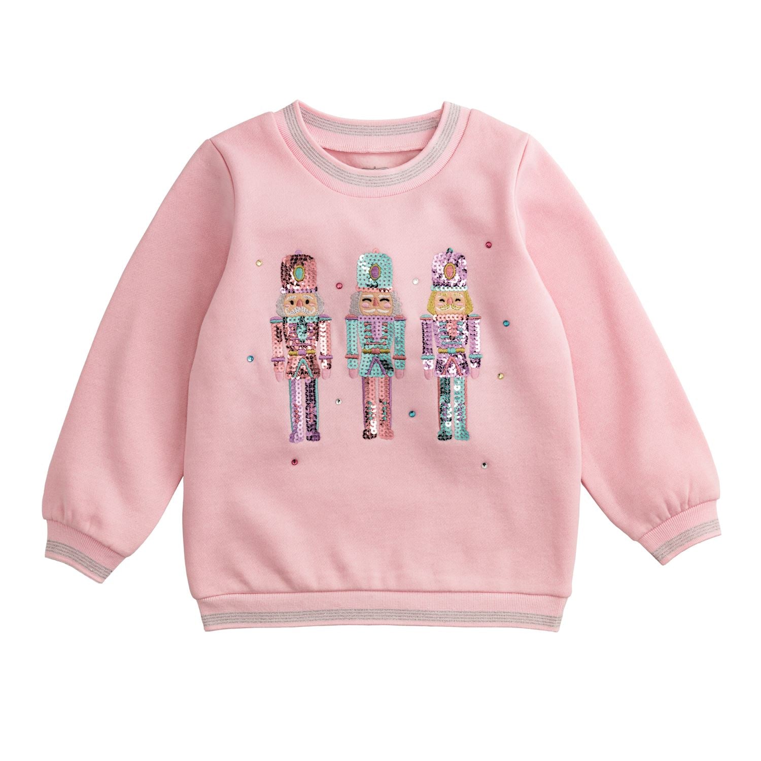 Mudpie- Nutcracker Sequin Sweatshirt 