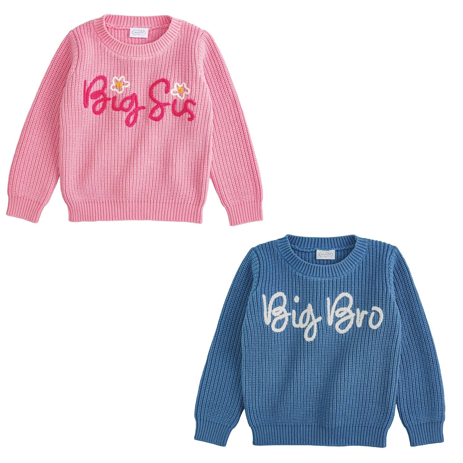 Mudpie- Big Bro & Sis Sweaters 
