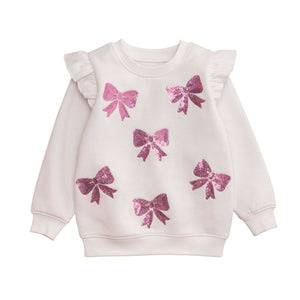 Mudpie- Bow Sequin Sweatshirt #15100297