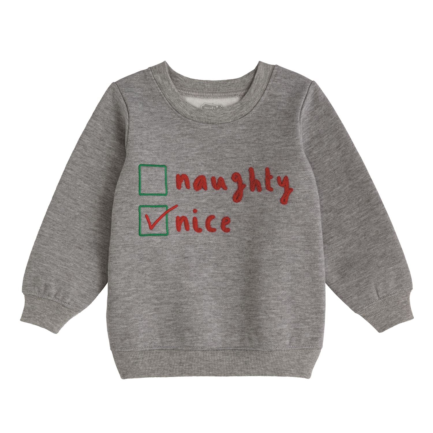 Mudpie- Nice List Sweatshirt 