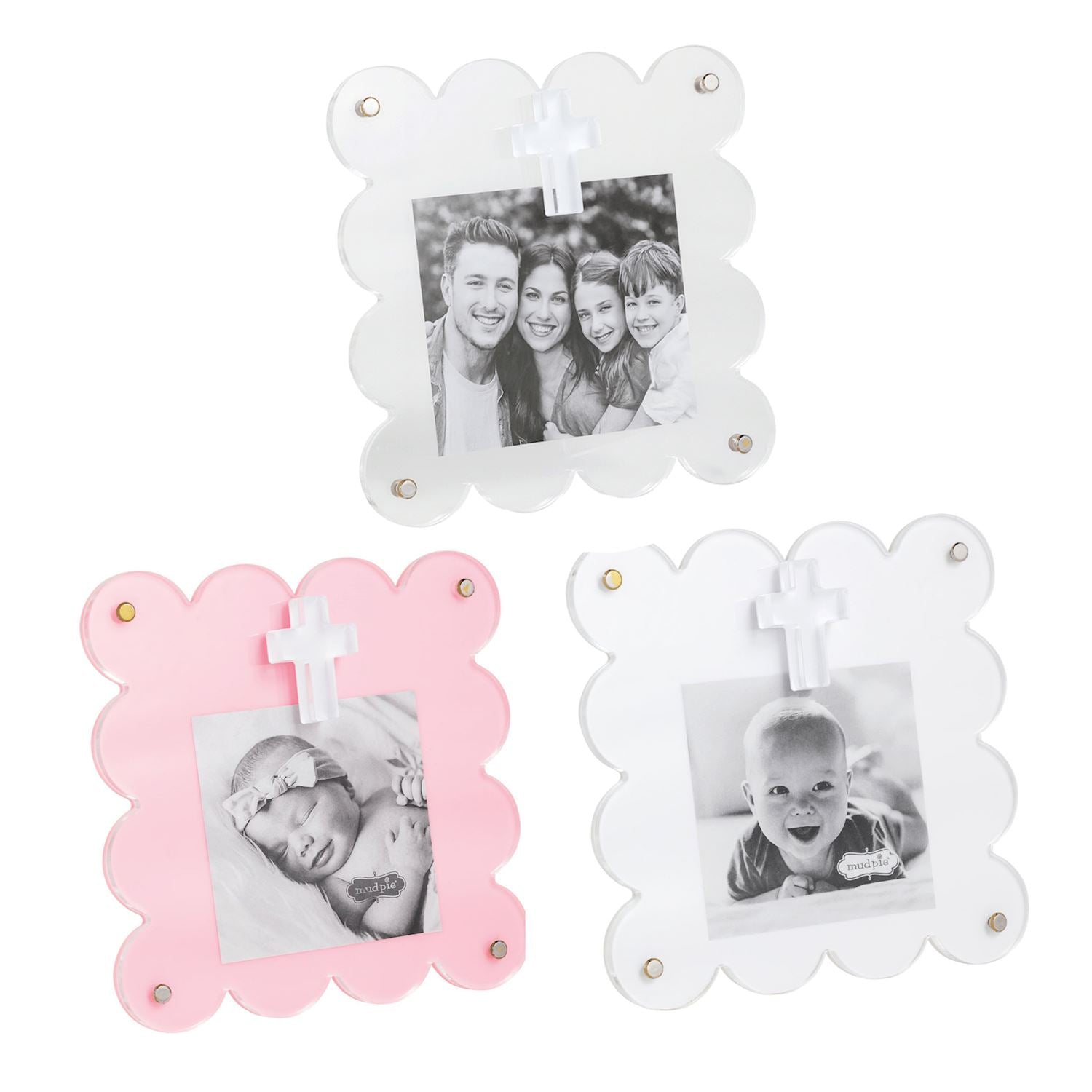 Mudpie Acrylic Cross Frame 