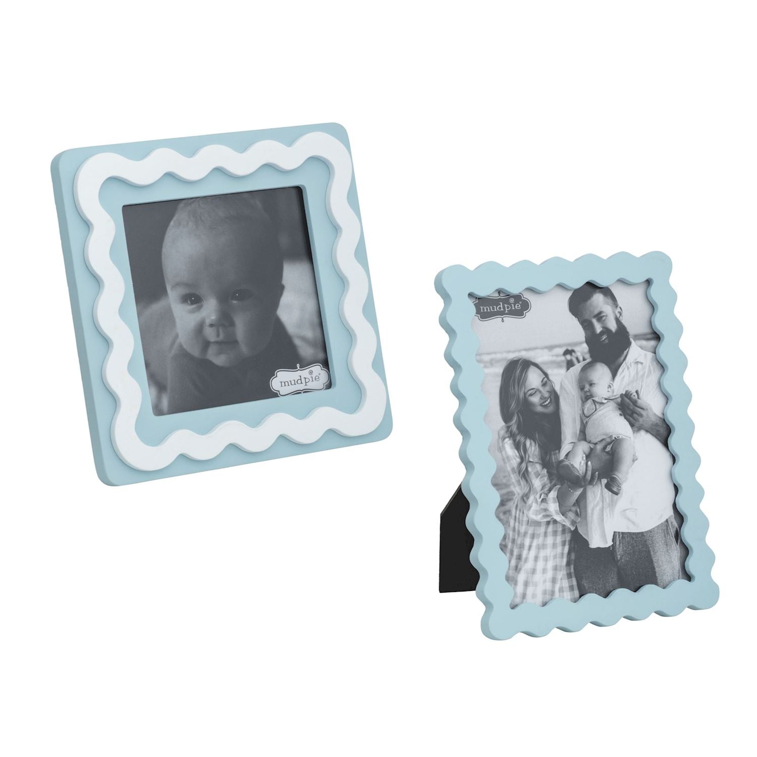 Mudpie- Blue Ric-Rac Frames  