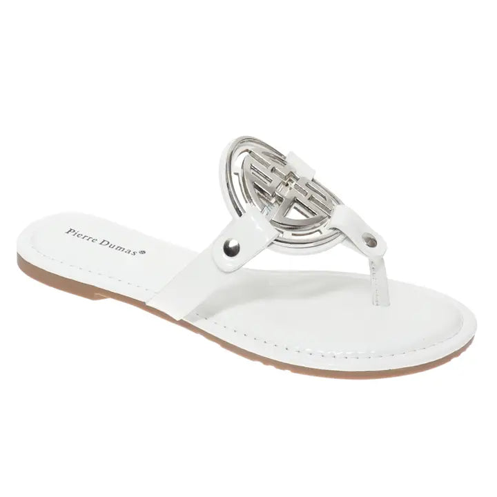 Pierre Dumas White Sandal