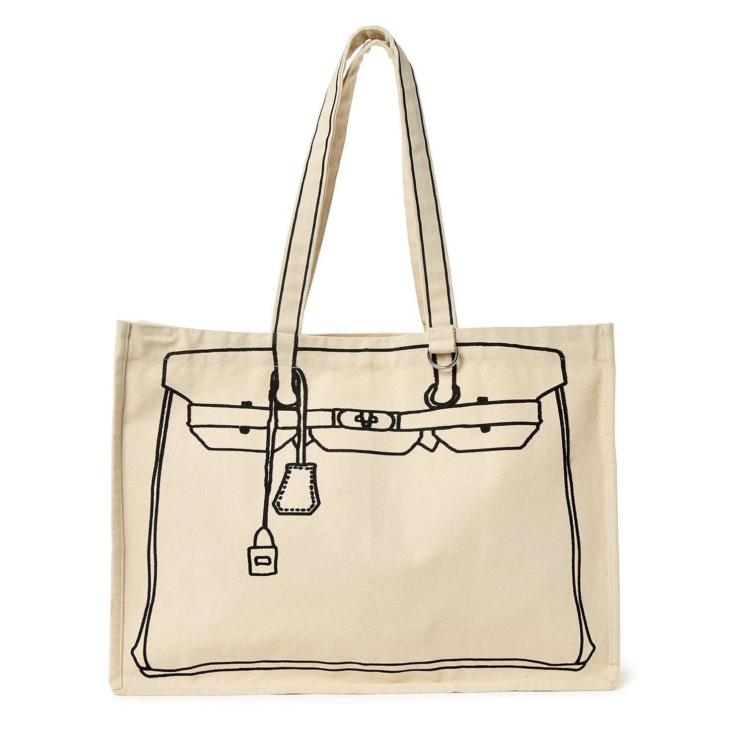 Two's Company Tote de Luxe Cotton Tote