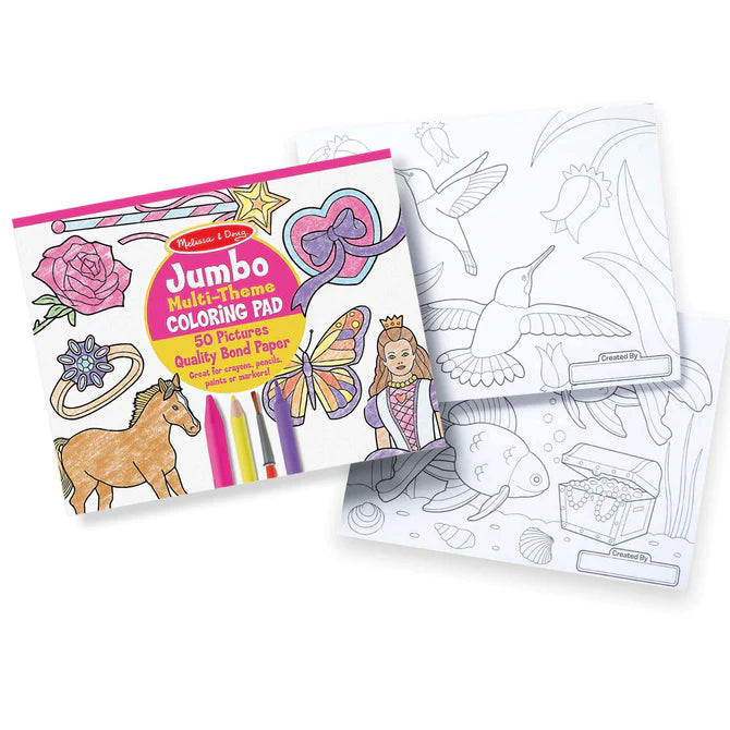 Melissa & Doug- Jumbo 50-Page Kids' Coloring Pad