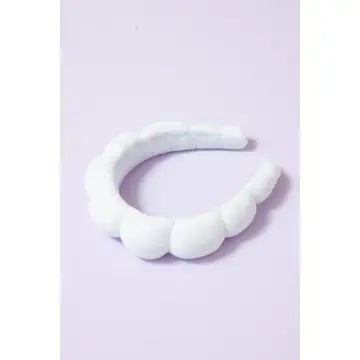 Spa Sponge Terry Towel Scalloped Headband