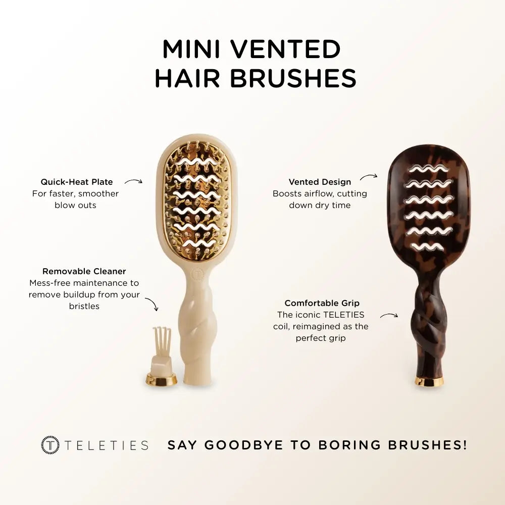 Mini Vented Brush | Tan