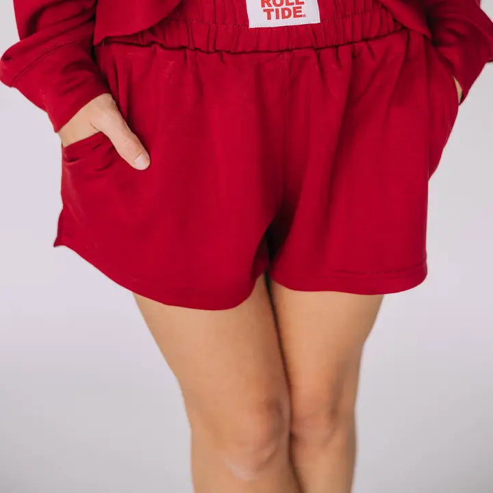 Shorts Roll Tide Woven Label | Crimson