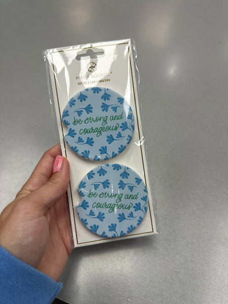 Mary Square Car Coasters