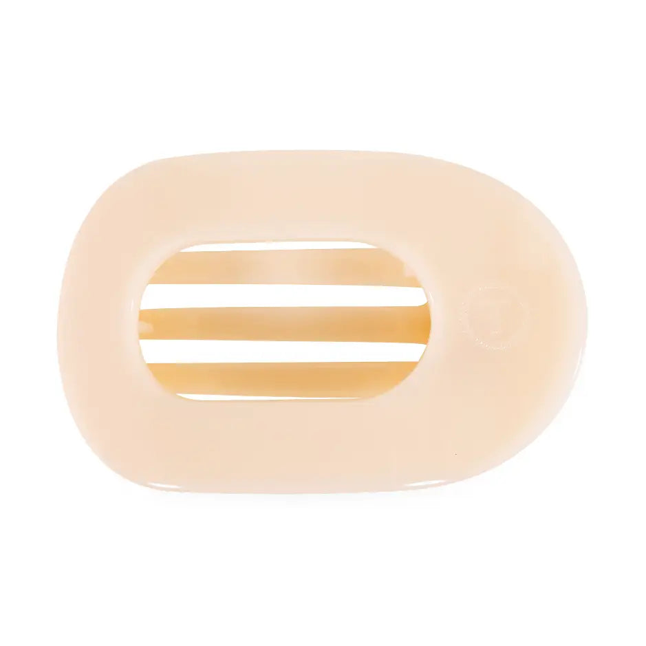 Almond Beige | Tiny | Flat Round Clip